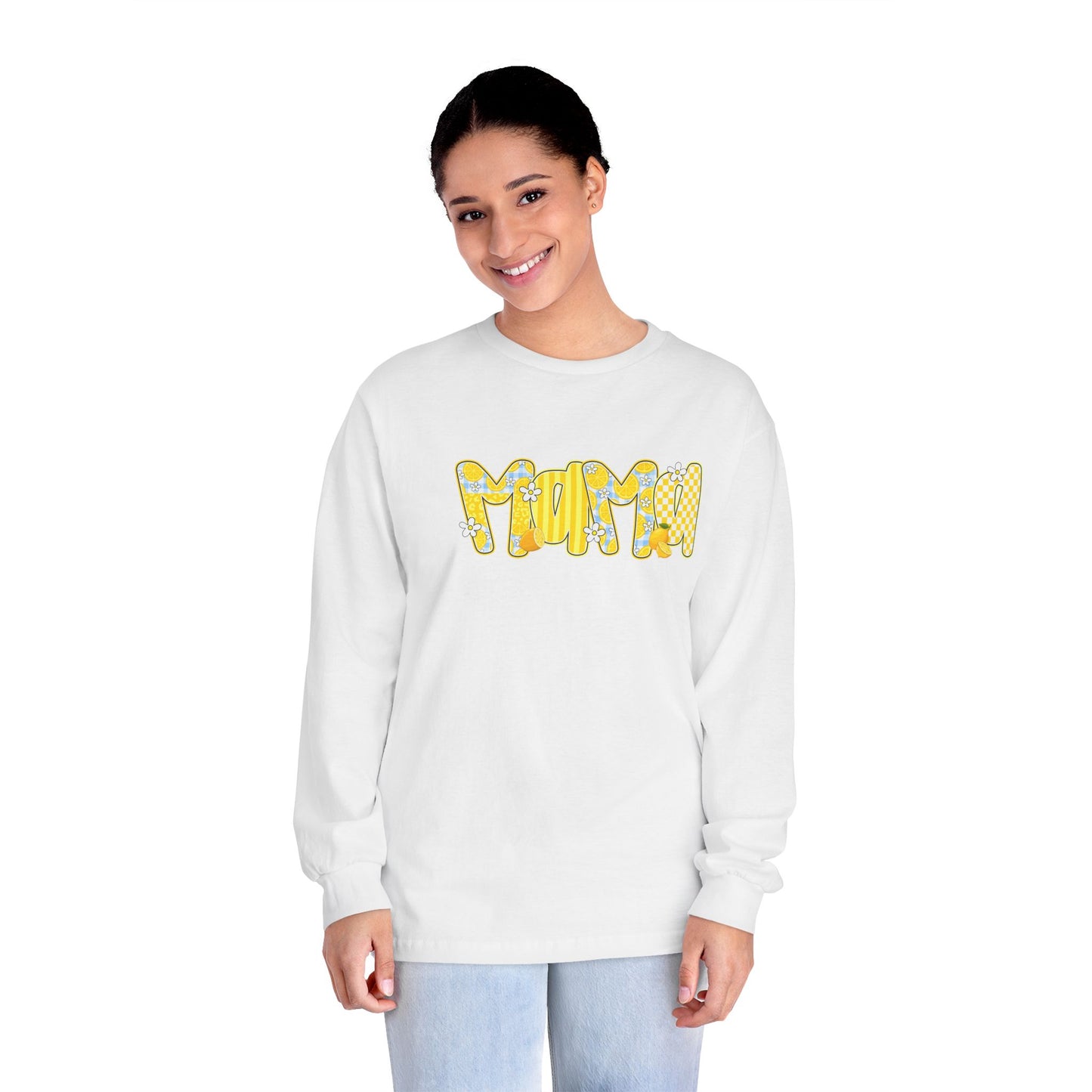 MAMA Long Sleeve Tee – Zesty, Sweet & Sunshine-Soaked