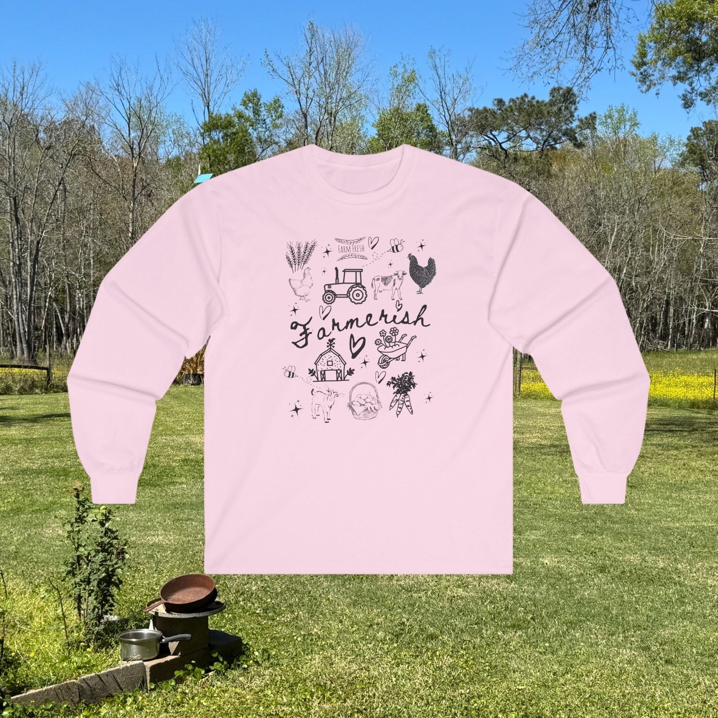 Farmerish Unisex Long Sleeve Tee - Ideal for Farmers and Nature Lovers