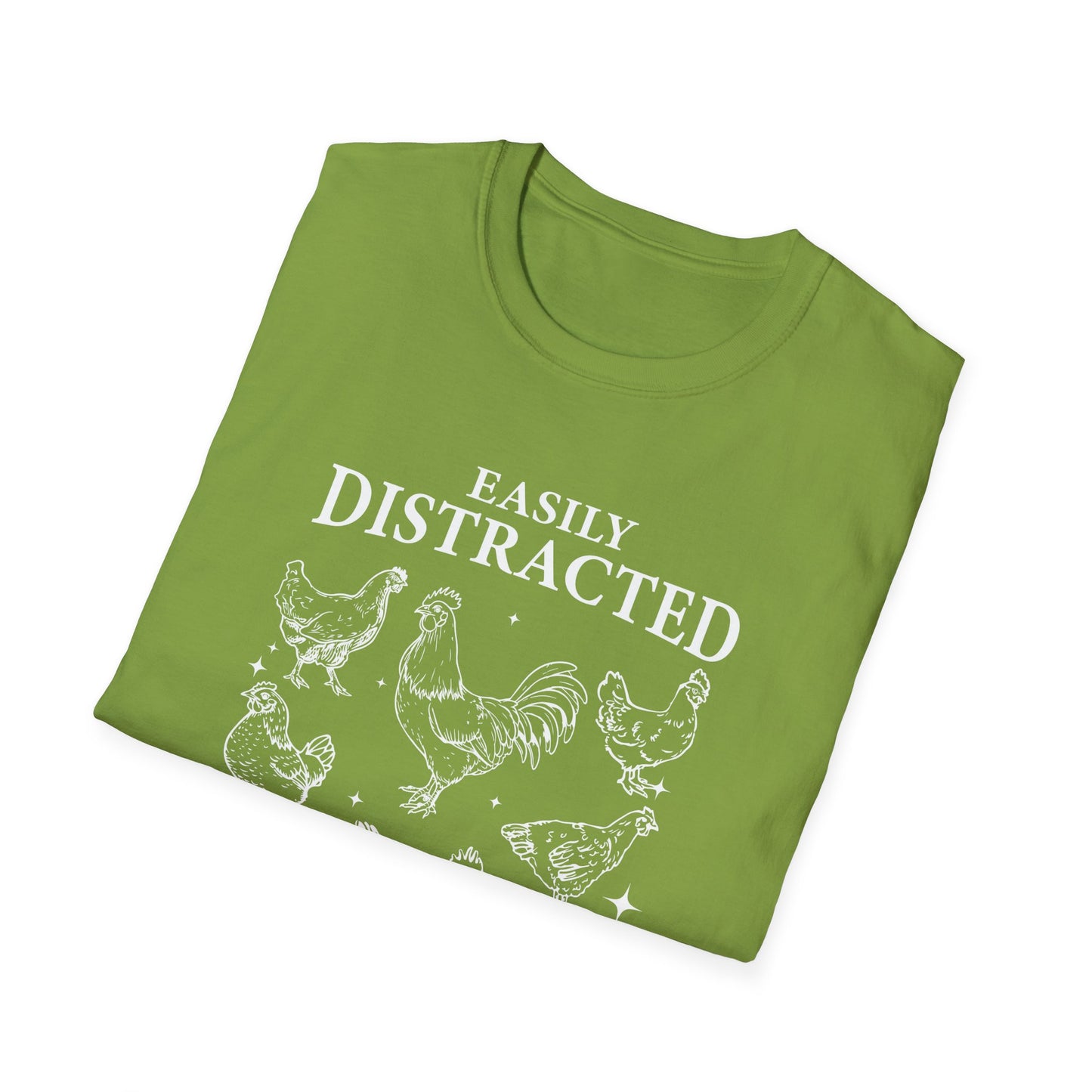 Easily Distracted by Peckers Tee – Farm Life with a Side of Sass