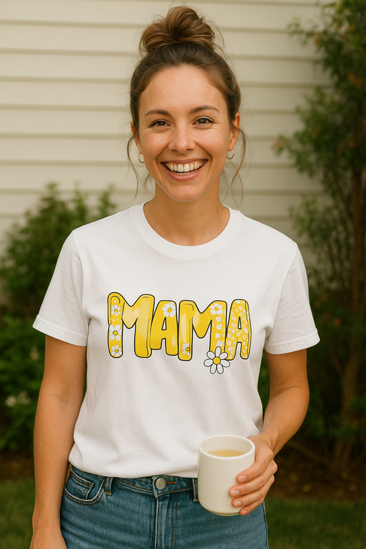 MAMA Long Sleeve Tee – Zesty, Sweet & Sunshine-Soaked