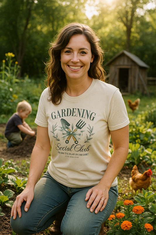 Gardening Social Club Tee – Dirt Therapy Daily
