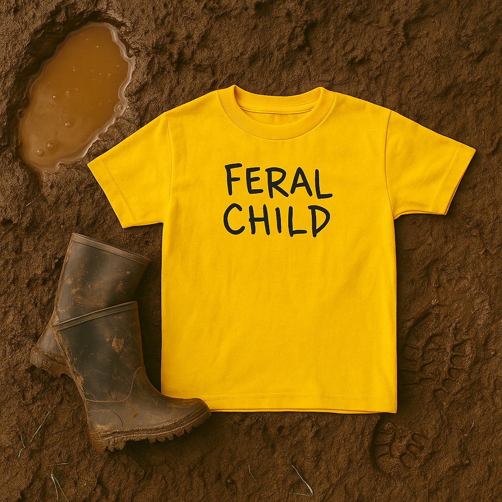 Feral Child Tee – Mud-Tested, Mom-Approved