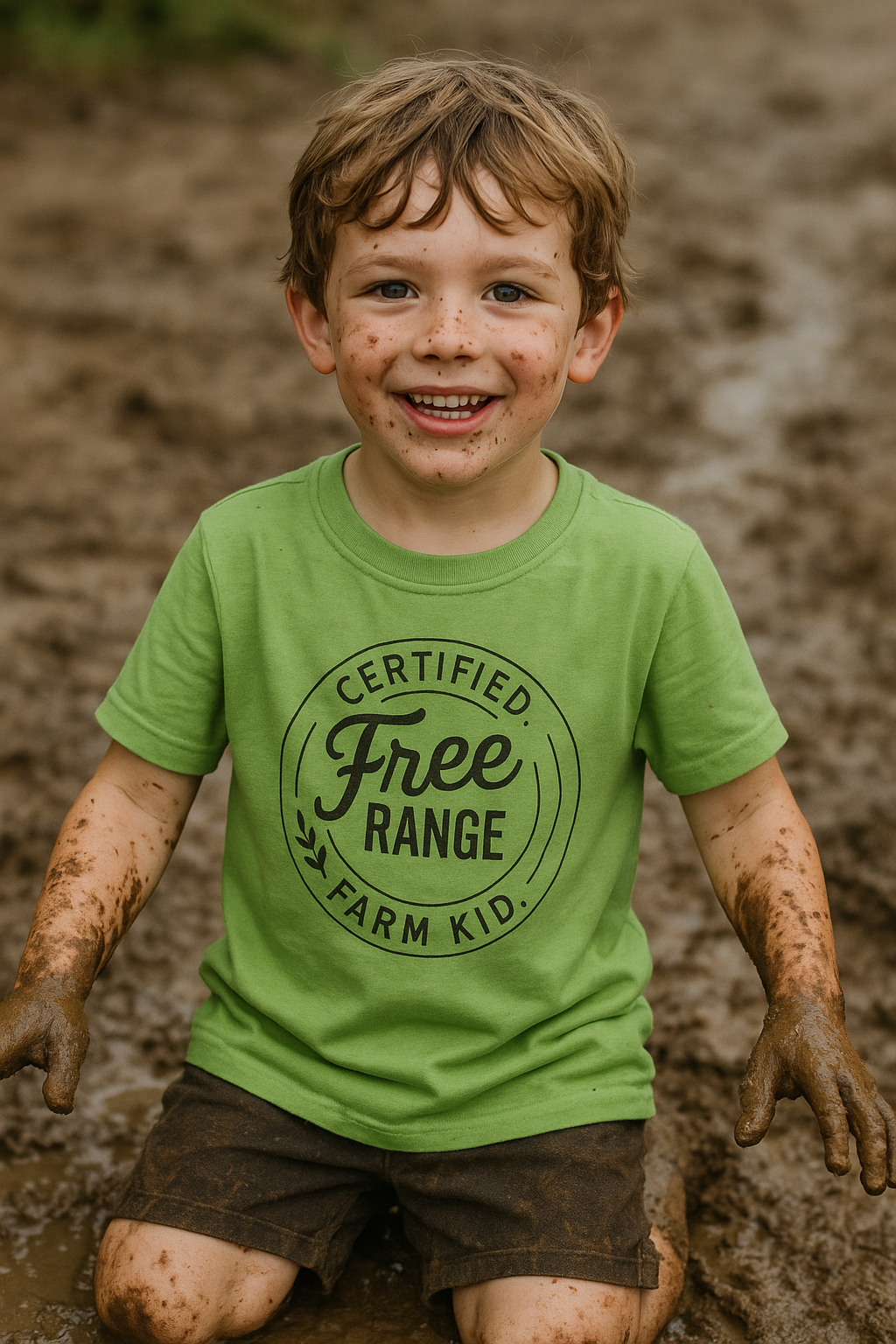 Certified Free Range Farm Kid T-Shirt (Youth)